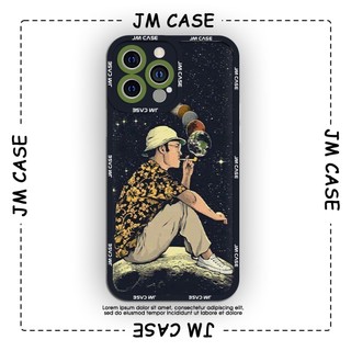 Ốp lưng iphone samsung xiaomi oppo cạnh vuông JMCase Smoking Space