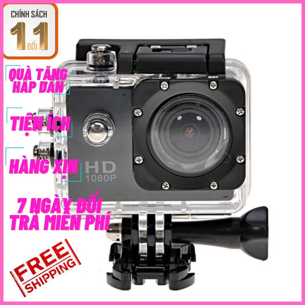 Camera Hành Trình Xe Máy Giá Rẻ Ngoài Trời Chống Nước Quay Phim Độ Nét Cao A9 - Chuyên Dụng Đi Phượt Du Lịch