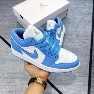 Giày jordan, xanh dương cổ thấp,giày sneake1 low, siêu hot full box, bill