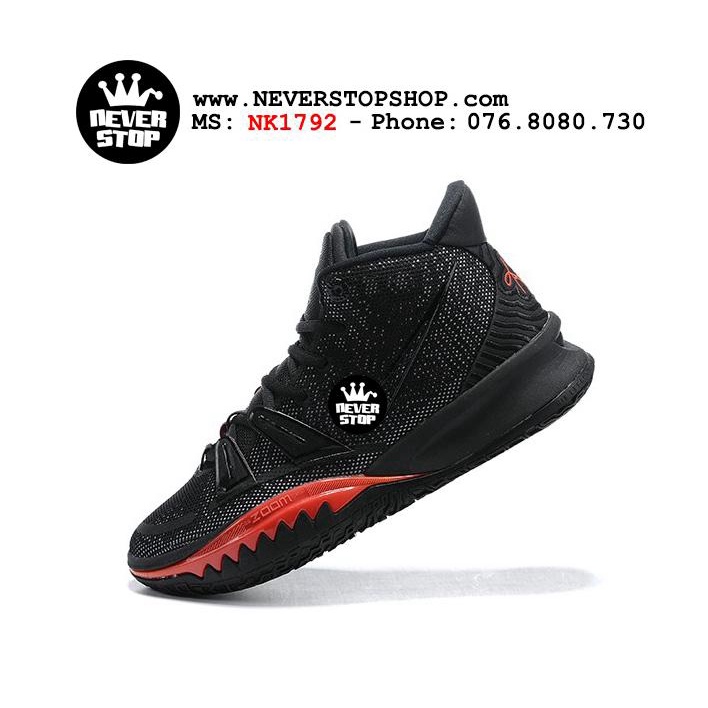 Giày bóng rổ KYRIE 7 BRED nam cổ cao chuyên sân outdoor giá tốt bản chuẩn đẹp nhất | NeverStopShop.com