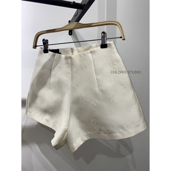 Set bộ nữ áo hai dây nơ baby doll kèm quần vải taffeta gấm CHERLIN BABY - CHLORIS