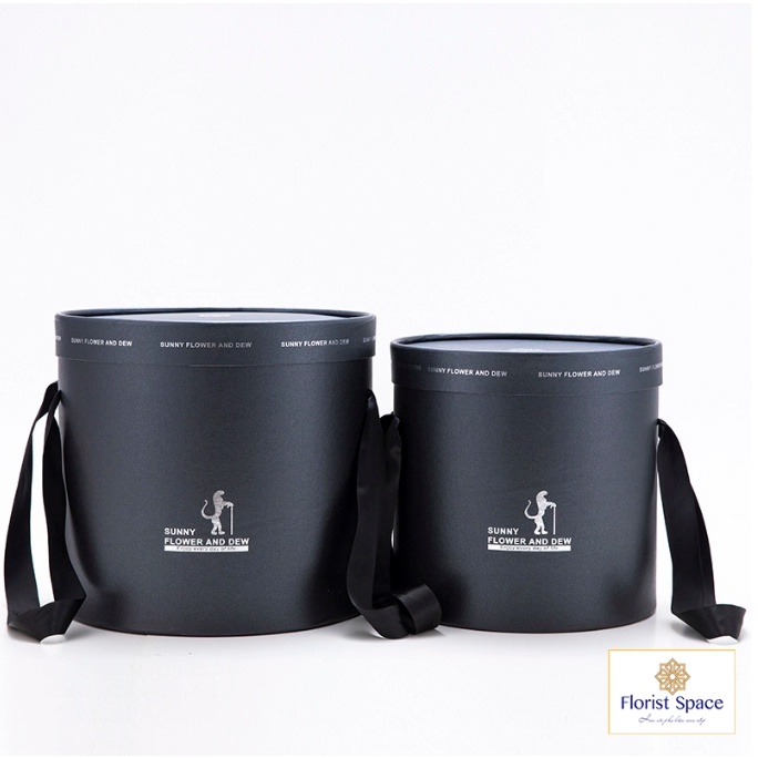 Hộp trụ tròn Sunny Flower and Dew