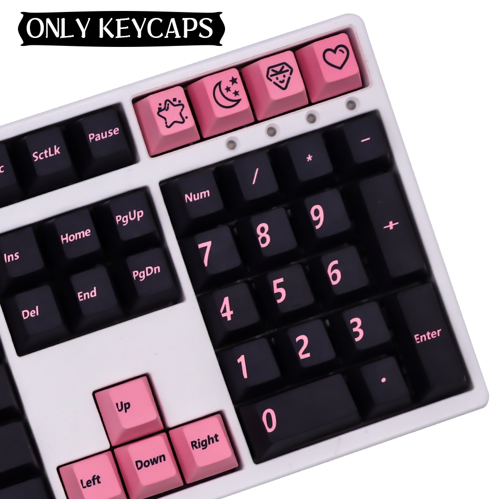 TomatoCaps Pink Lightning Keycaps Cherry Profile keycap Set Bộ Bàn Phím 137 / 147 Phím Màu Hồng Dành Cho Cherry MX 61 64 68 84 75 87 100 104 108
