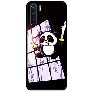 Ốp lưng Oppo Reno 3 / A91 - Reno 3 Pro - Reno 4 - Reno 4 Pro - Reno 5 - Reno 5 Pro mẫu Gấu Cầm Gươ