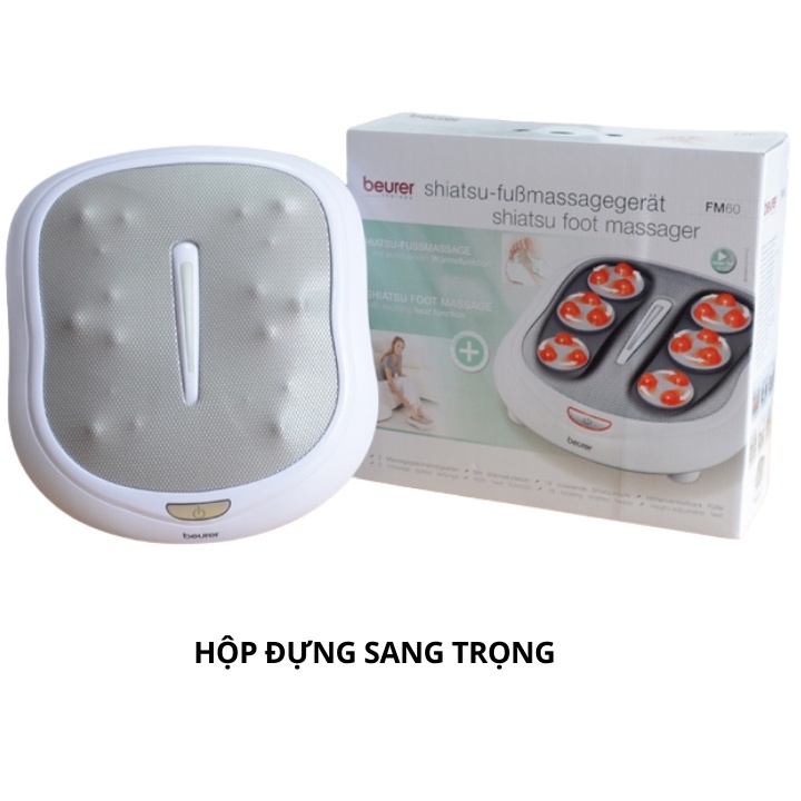 Máy massage chân khô trị liệu Beurer FM60 kết hợp đèn hồng ngoại massage các huyệt đạo ở gan bàn chân [Bảo hành 2 năm]
