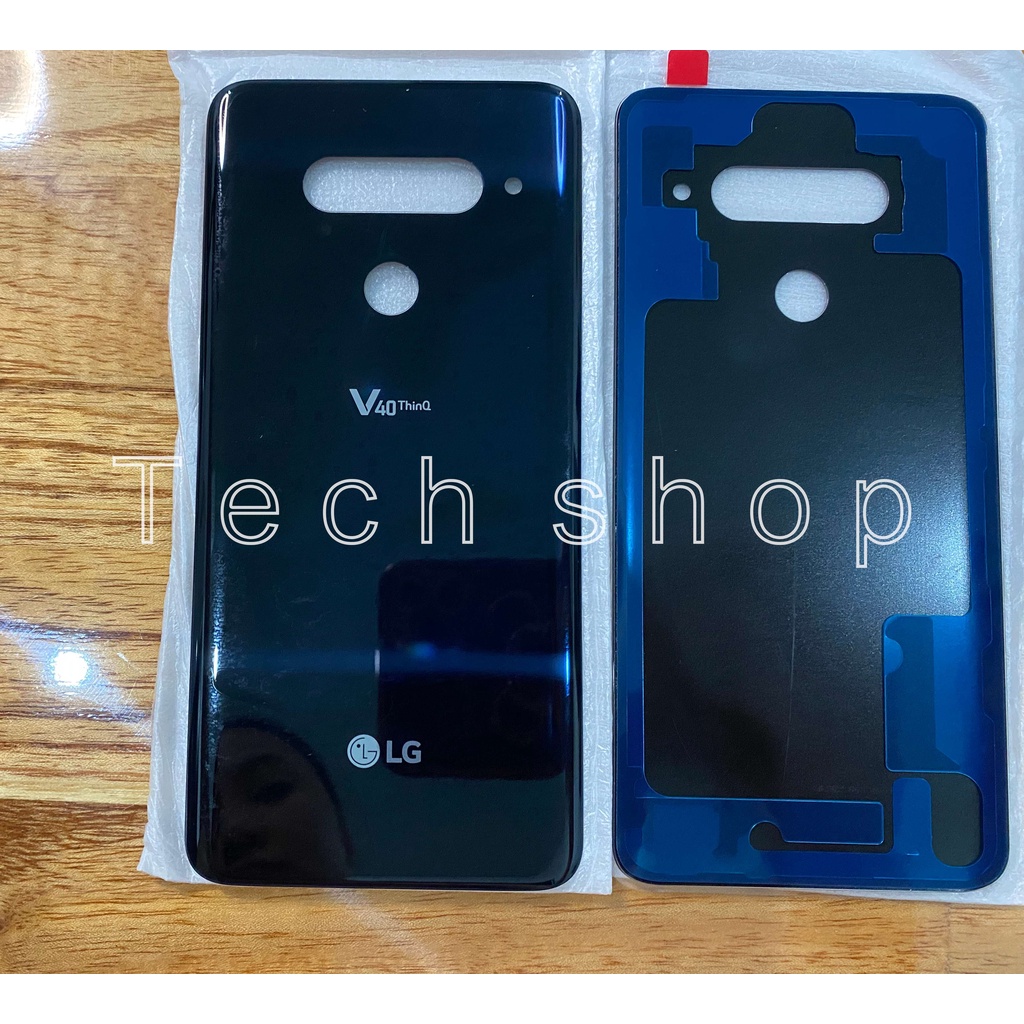 Nắp lưng zin hãng LG V40 ThinQ kèm ron keo, kính camera lg v40