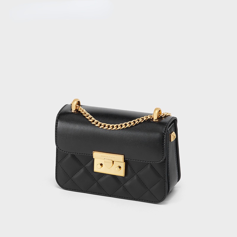 Charles and KEITH CK2-80701218Set 6 Túi Đeo Vai Hình Vuông Nhỏ Ghép Mảnh Ghép Hình Thoi Dành Cho Bạn Nữ