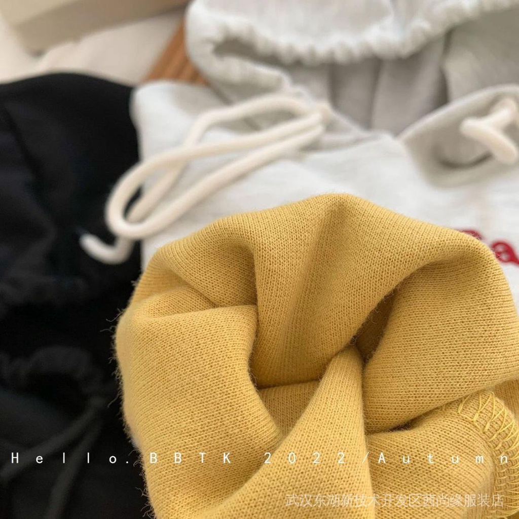 Áo Hoodie Thêu Chữ Phong Cách Hàn Quốc Mới Cho Bé