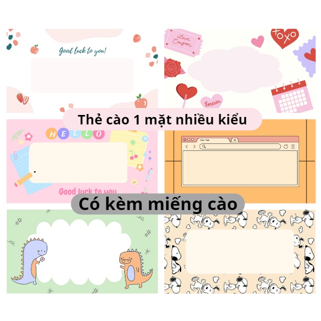 Thiệp cào sáng tạo ghi lời nhắn nhủ học sinh
