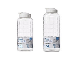 Bình nước Jug Lock&Lock 1.0L- 1,5 L - Nắp màu trắng - HAP810