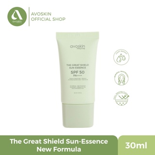 Image of Avoskin The Great Shield Sunscreen SPF 50 PA++++ NEW FORMULA 30 ml - Sunscreen untuk Kulit Berminyak