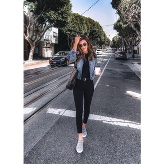 Quần jeans đen xk