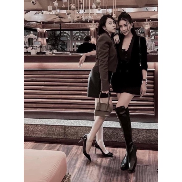 MÃ C857- BỐT ĐÙI SW PHỐI NHUNG HOT HIT FULLBOX