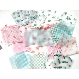 Set 20 giấy note trong suốt mix nhiều mẫu nhiều màu
