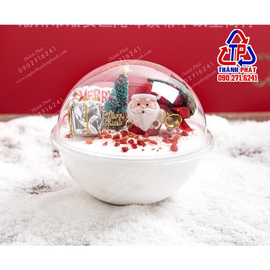 50c Hộp cầu lớn 650ml đựng bánh lạnh tiramisu - quà tặng valentime - ngày tình yêu - kỉ niệm - quà giáng sinh