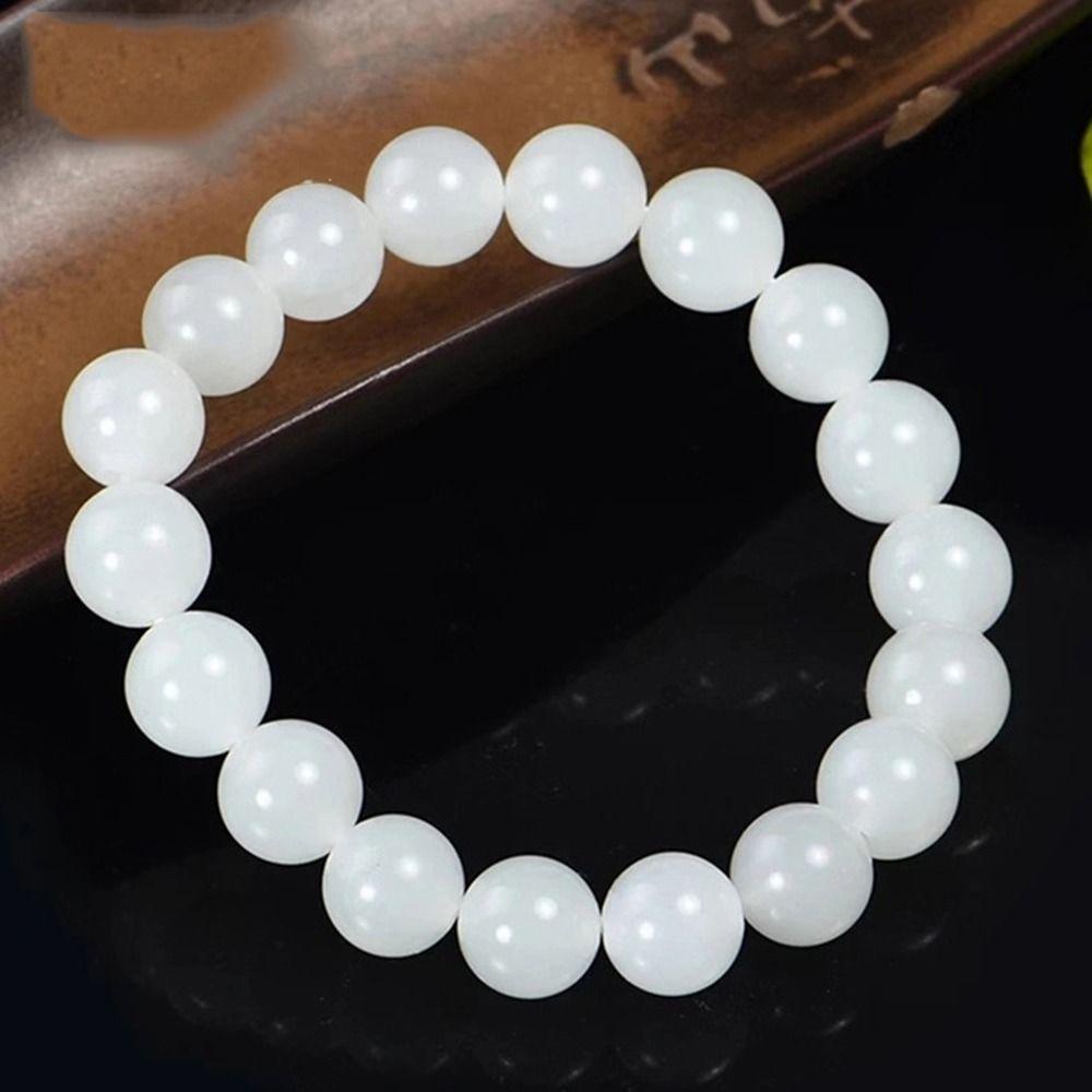 Vòng Tay Chuỗi Hạt Tròn Thời Trang Sang Trọng Cho Nam Và Nữ