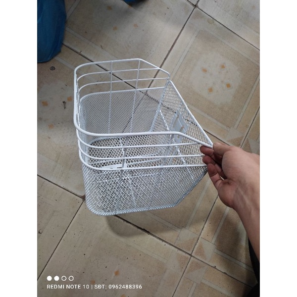 Giỏ xe đạp chất liệu thép sơn tĩnh điện