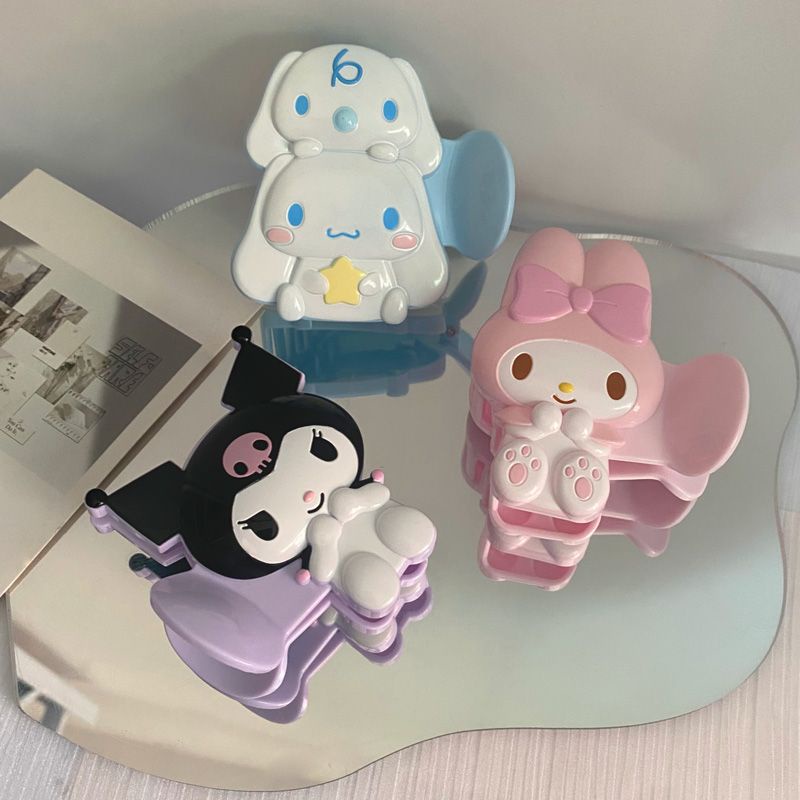 SANRIO Kẹp Tóc Hình Cá Mập Hoạt Hình Dễ Thương Cho Bé
