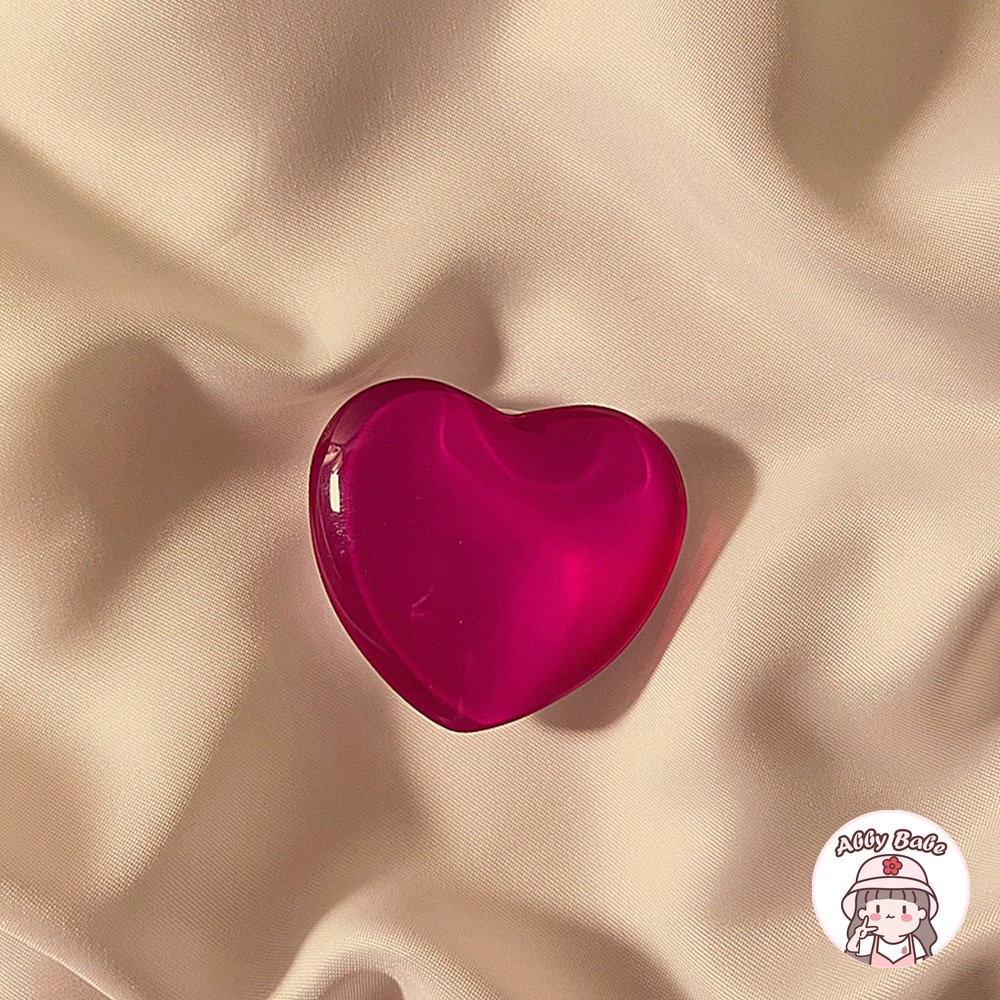 Giá Đỡ Điện Thoại Di Động Dạng Thạch Màu Sắc Hình Trái Tim Có Túi Khí Giá Đỡ Để Bàn Cho IP Android Wind Halo