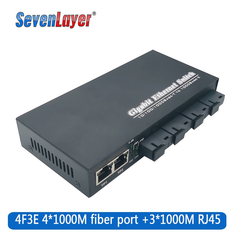 Công Tắc Quang Điện 4 1.25G SC 3 1000M RJ45