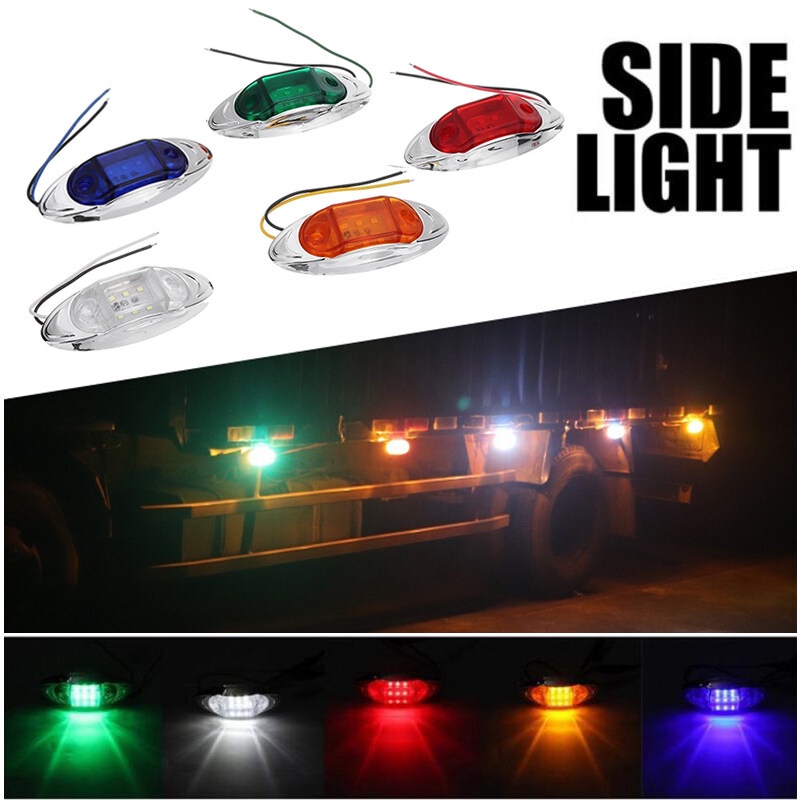 Đèn led Nhấp Nháy 12V / 24V Gắn Biển Số Xe Tải / Xe Máy / Xe Ô Tô