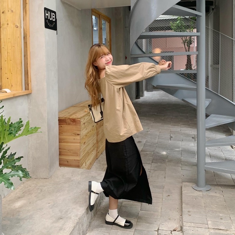DOB - Áo kiểu tay dài Miyu A0822