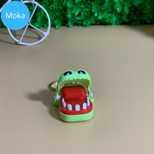 Móc khóa đồ chơi cá sấu căn ngón tay sáng tạo,vui nhộn