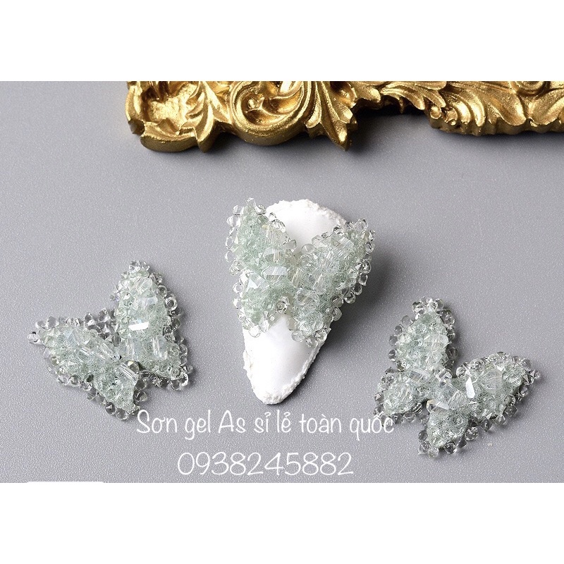 Charm đá trang trí móng bán theo cặp 2 cái