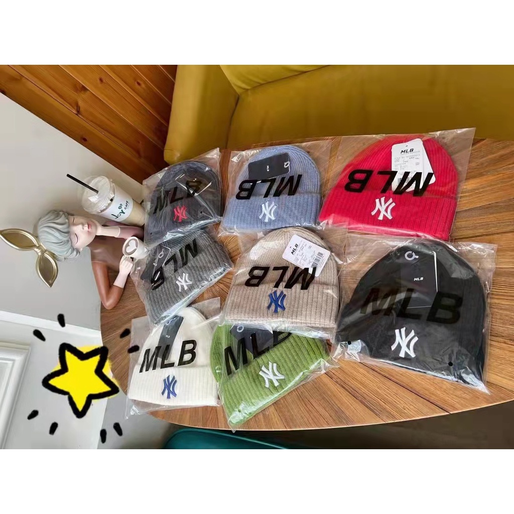 Mũ Len Beanie Nữ Nam Cotton Mềm Dệt Kim Phong Cách Hàn Quốc Dành Cho