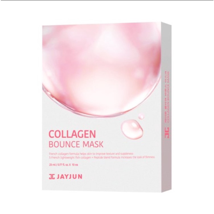 Set 20 mặt nạ collagen căng bóng da Jayjun Collagen Bounce Sheet Mask 23ml