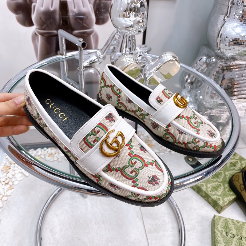 Giầy Gucci Hoạ Tiết Trắng Nâu Full Size 35-39  -  By Anh Dinh Phuong