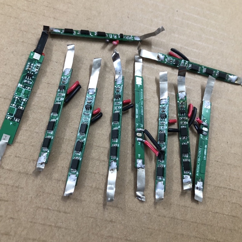 10 mạch BMS Li-ion 1S 18650