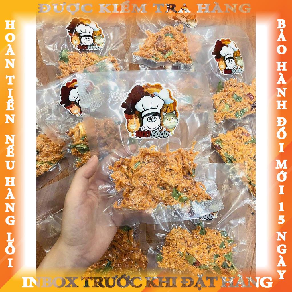 Túi mini 40G Khô gà lá chanh MIXIFOOD tuyệt phẩm thịt gà chất lượng cao huyntuan