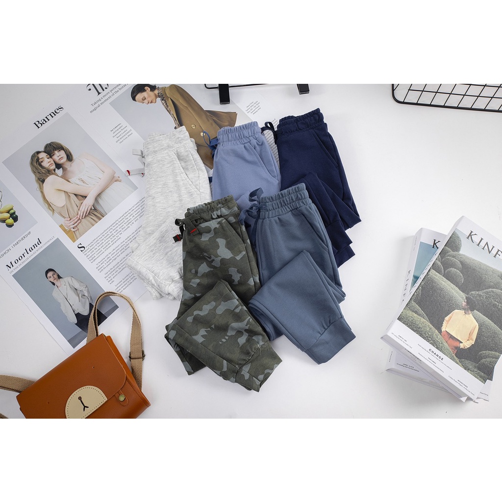 Quần nỉ jogger BÉ TRAI-BÉ GÁI CUPPY CAKE size đại 2Y ĐẾN 11y chất nỉ cotton co giãn thoải mái