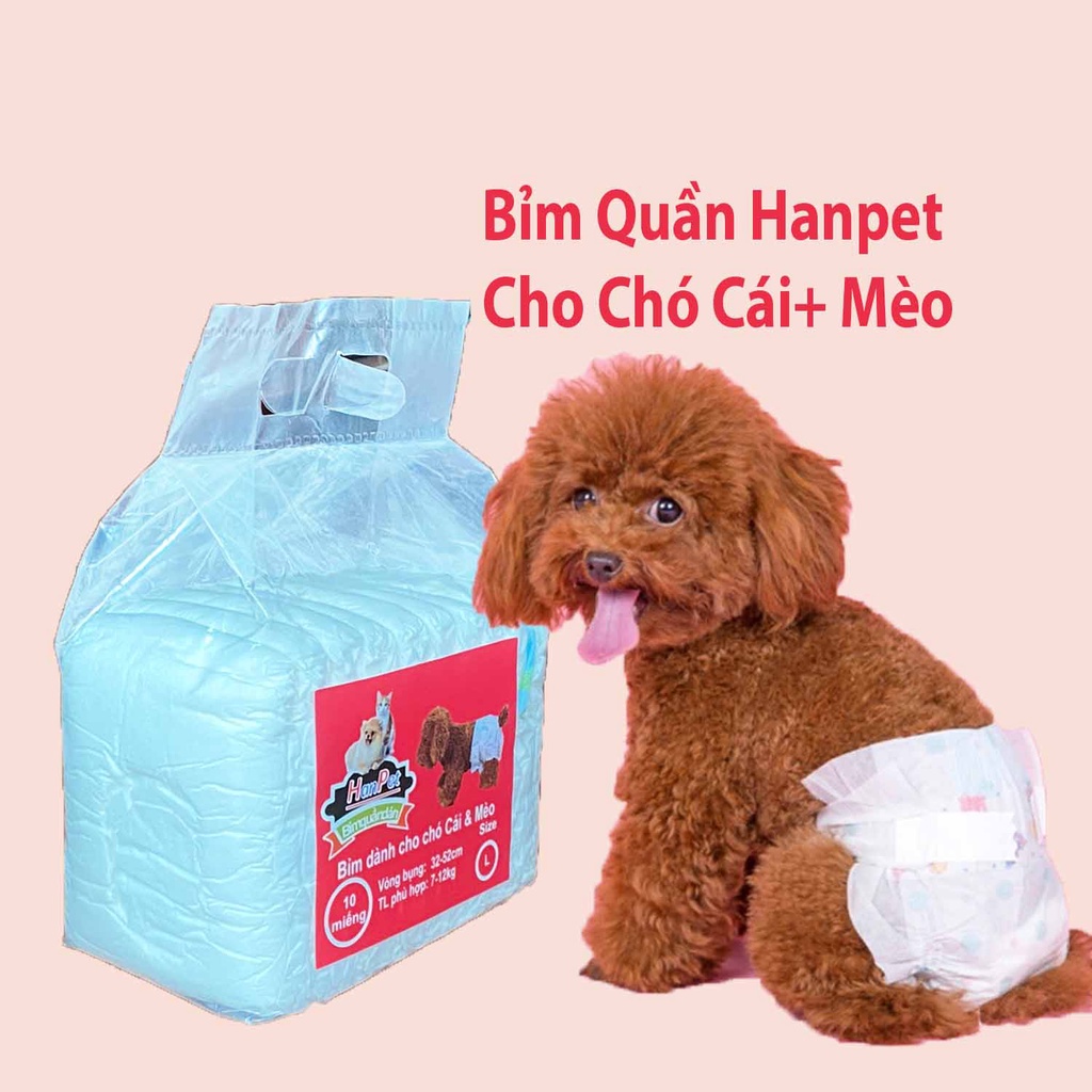 (1 bịch 10 miếng) Bỉm cho chó mèo ORGO (chó đực và chó cái)