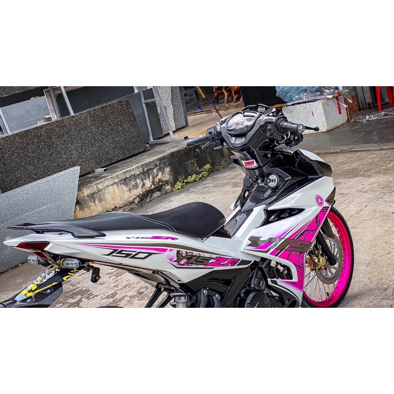 Tem Rời Exciter 150 mẫu Y15zr mới lạ siêu nét dán cho xe trắng
