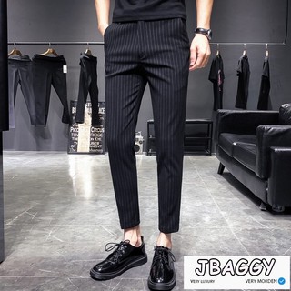 Quần âu nam kẻ sọc JBAGGY chất vải cotton cao cấp , chuẩn thiết kế hàn quốc, cực tôn dáng, trẻ trung, nam tính