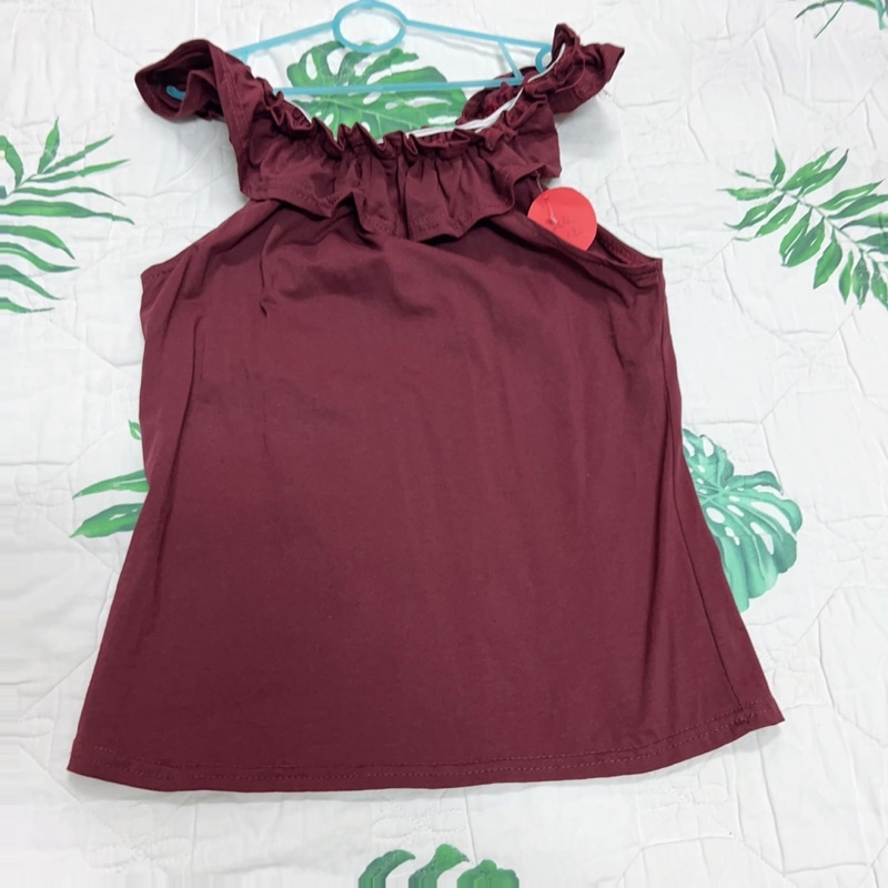 Áo thun body nữ phối bèo