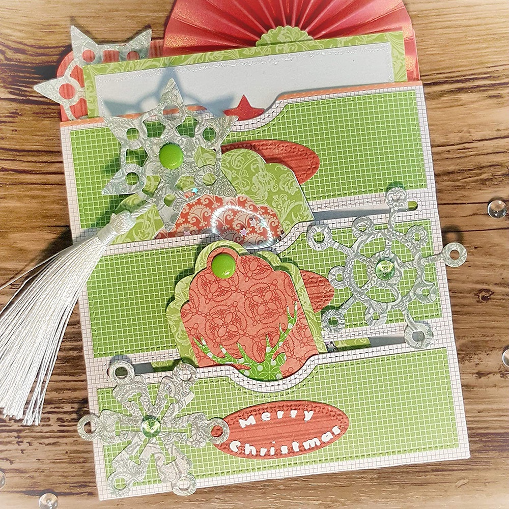 Khuôn Cắt Giấy Kim Loại Hình Hộp Thẻ Đánh Dấu Sách