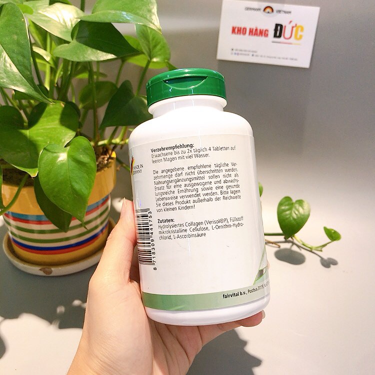 Viên Uống Collagen Thuý Phân Fairvital Collagen 1000MG - 180 Viên