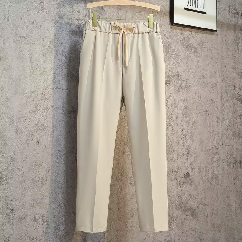 Quần Dài Lưng Thun Ống Rộng Oversize Phong Cách Nhật Bản Thời Trang Chất Lượng Cao Cho Nam Size M-3XL