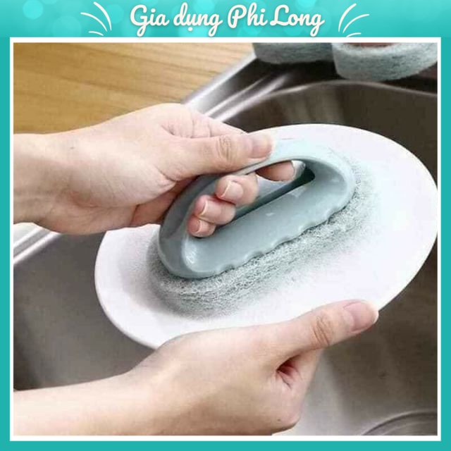 Cọ Bếp Xốp Tay Cầm Chất Liệu Nhựa Cao Cấp, Bền Đẹp