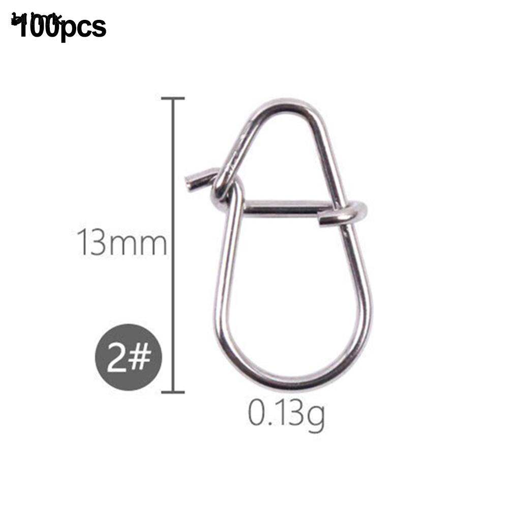 Set 100 Ghim Inox Hình Quả Bầu Chuyên Dụng Cho Câu Cá