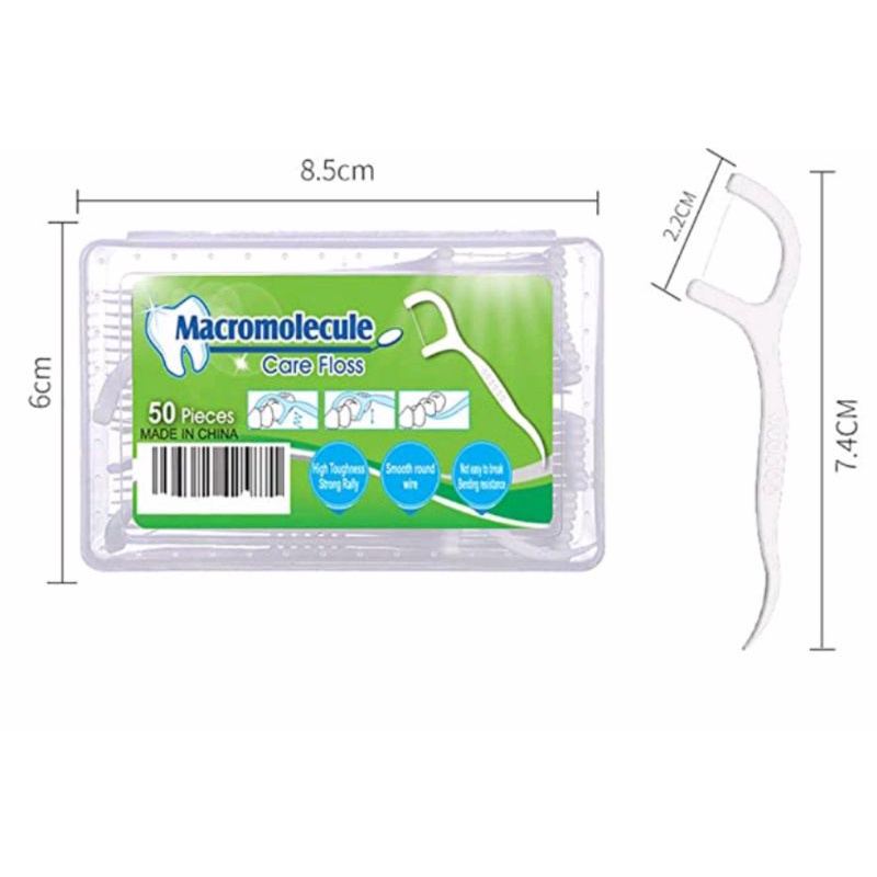 Hộp 50 Chiếc Tăm Chỉ Nha Khoa***