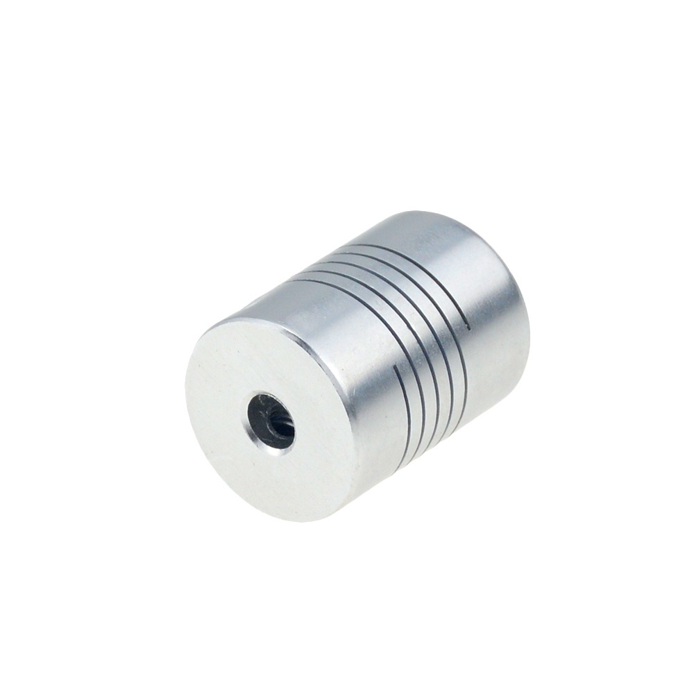 D19L25 5x8mm Nhôm CNC ghép trục ghép động cơ 5mm đến 8mm Khớp nối linh hoạt OD 19x25mm Dropshipping 3/4/5/6/6.35/7/8/10mm