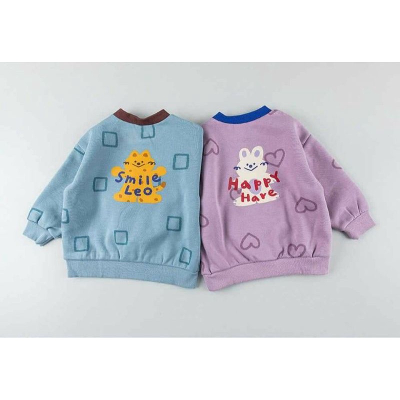 Bộ nỉ bông Cordi-i dày dặn thu đông chính hãng Hàn Quốc cho bé trai bé gái