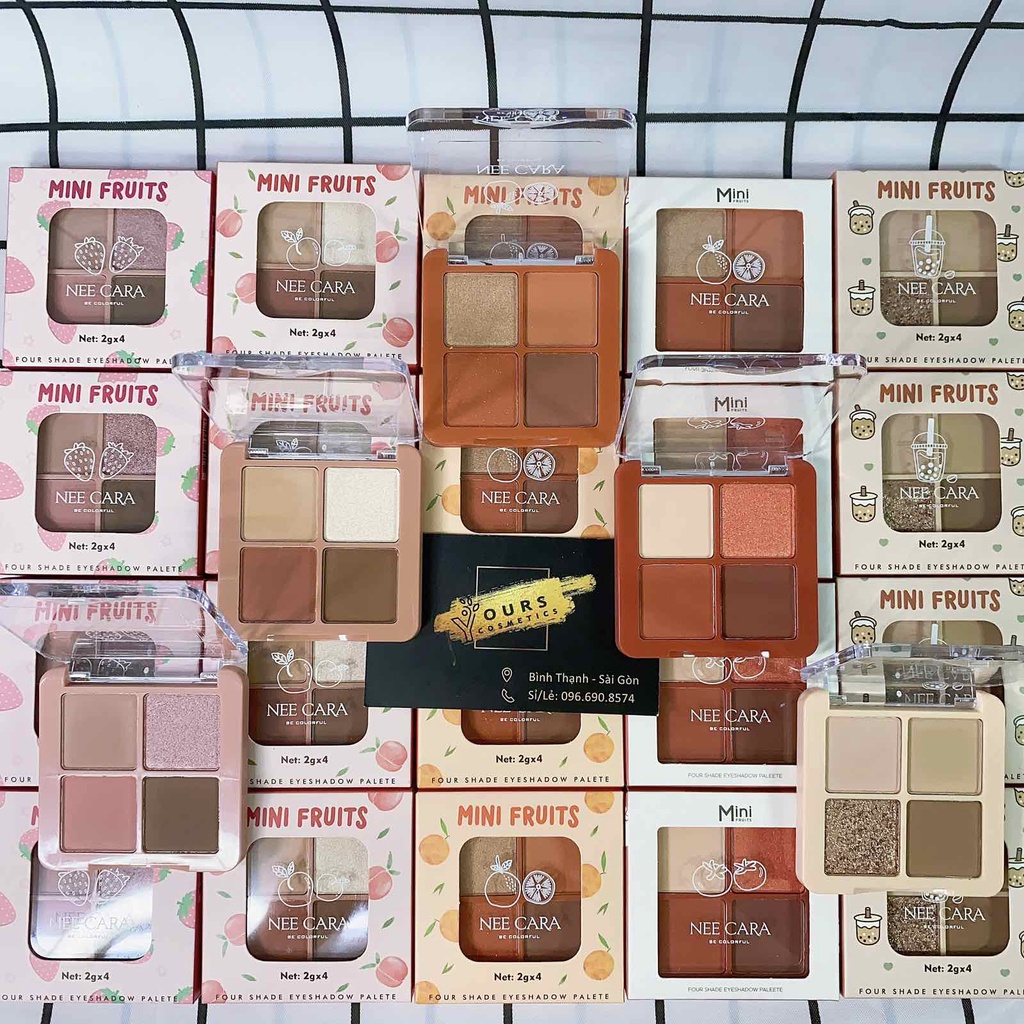 Bảng Phấn Mắt Nee Cara Tone Trà Sữa N319 - Bảng Màu Mắt Tone Nâu Tây Nee Cara