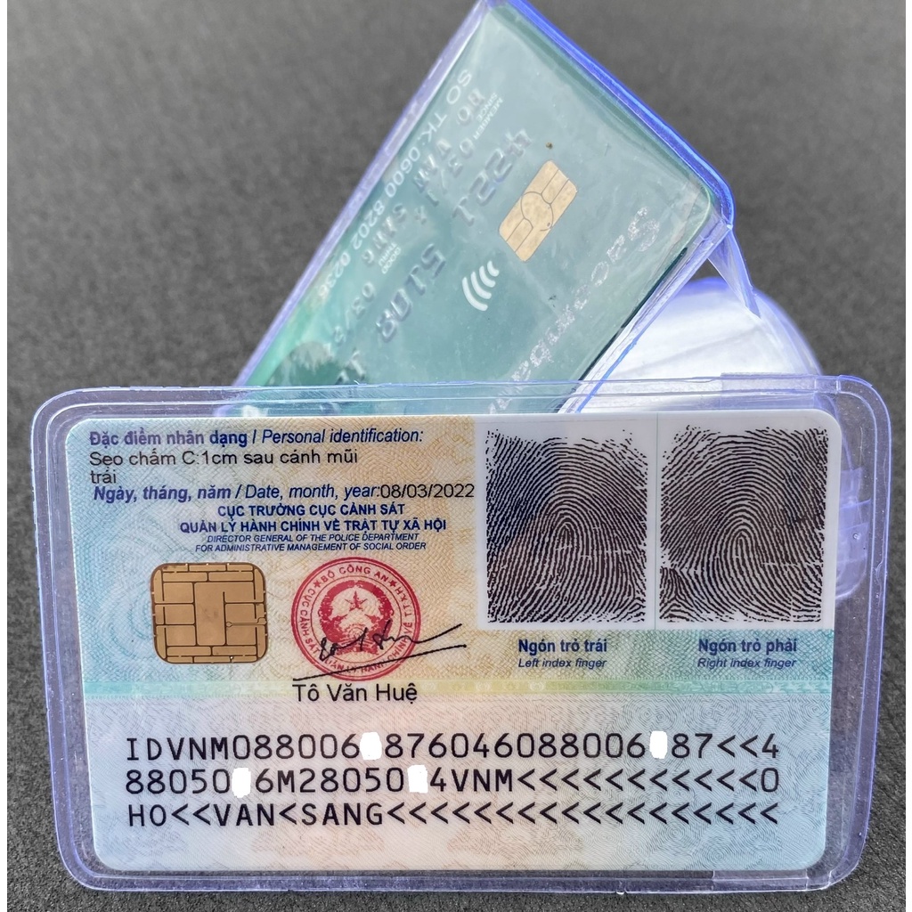 Vỏ Thẻ Căn Cước Công Dân, Bằng Lái Xe, Túi Đựng Thẻ ATM, Nilon Nhựa Trong Suốt Bọc Giấy Tờ Chống Thấm Nước Ẩm Mốc