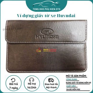 Ví đựng giấy tờ xe ô tô Hyundai