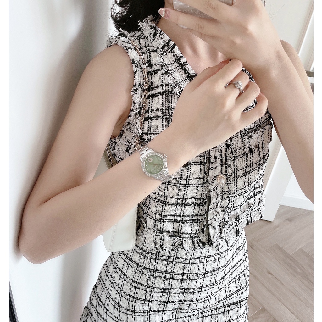 Đồng hồ nữ dây thép Versus By Versace Canton Road Xanh Ngọc